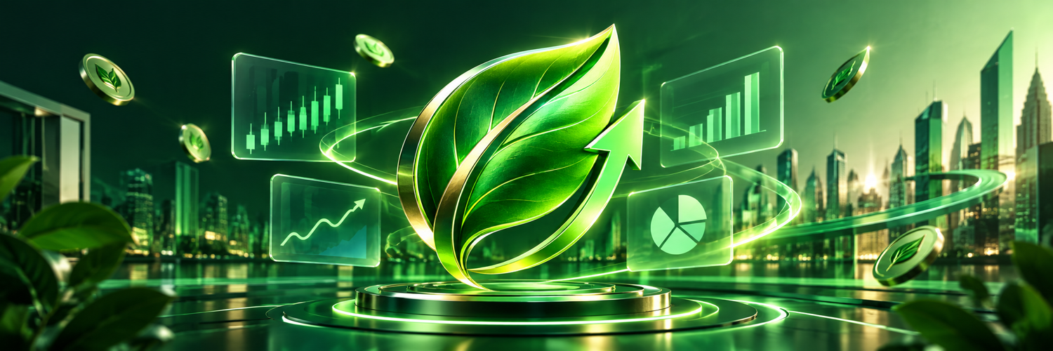 OptionLeaf symbol surrounded by financial interface panels and liquidity lines